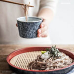 Soba Udon Noodle Served In Plate