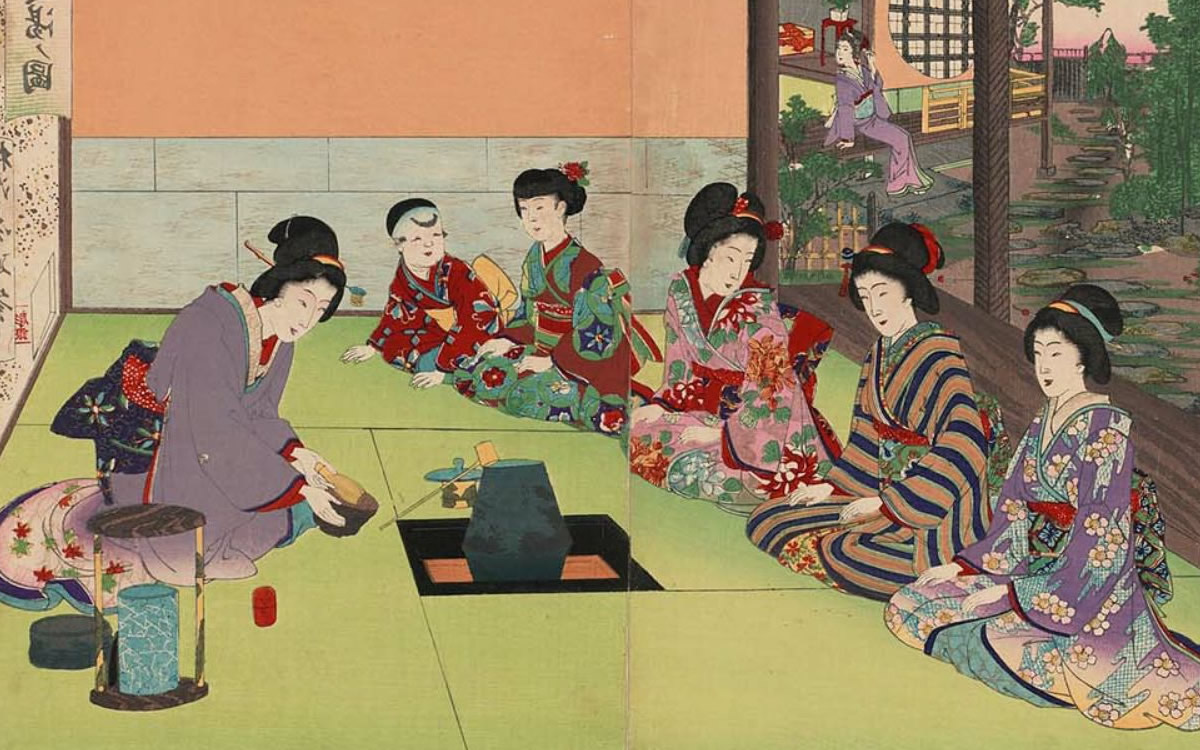 Tea Ceremony From The Series Etiquette For Ladies