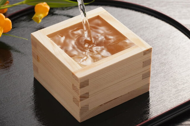 How To Drink Sake from a Masu Cup