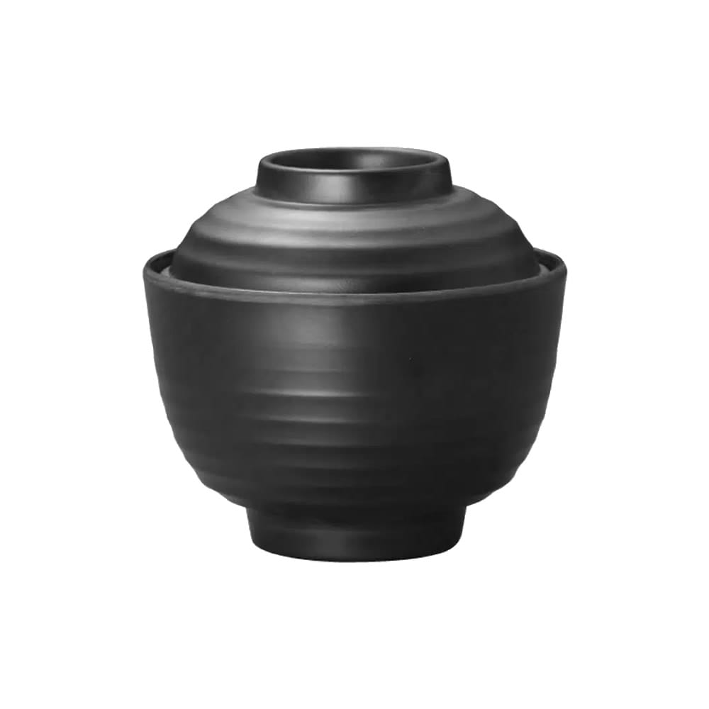 Matte Black Miso Bowl & Lid Matte Black Miso Bowl & Lid