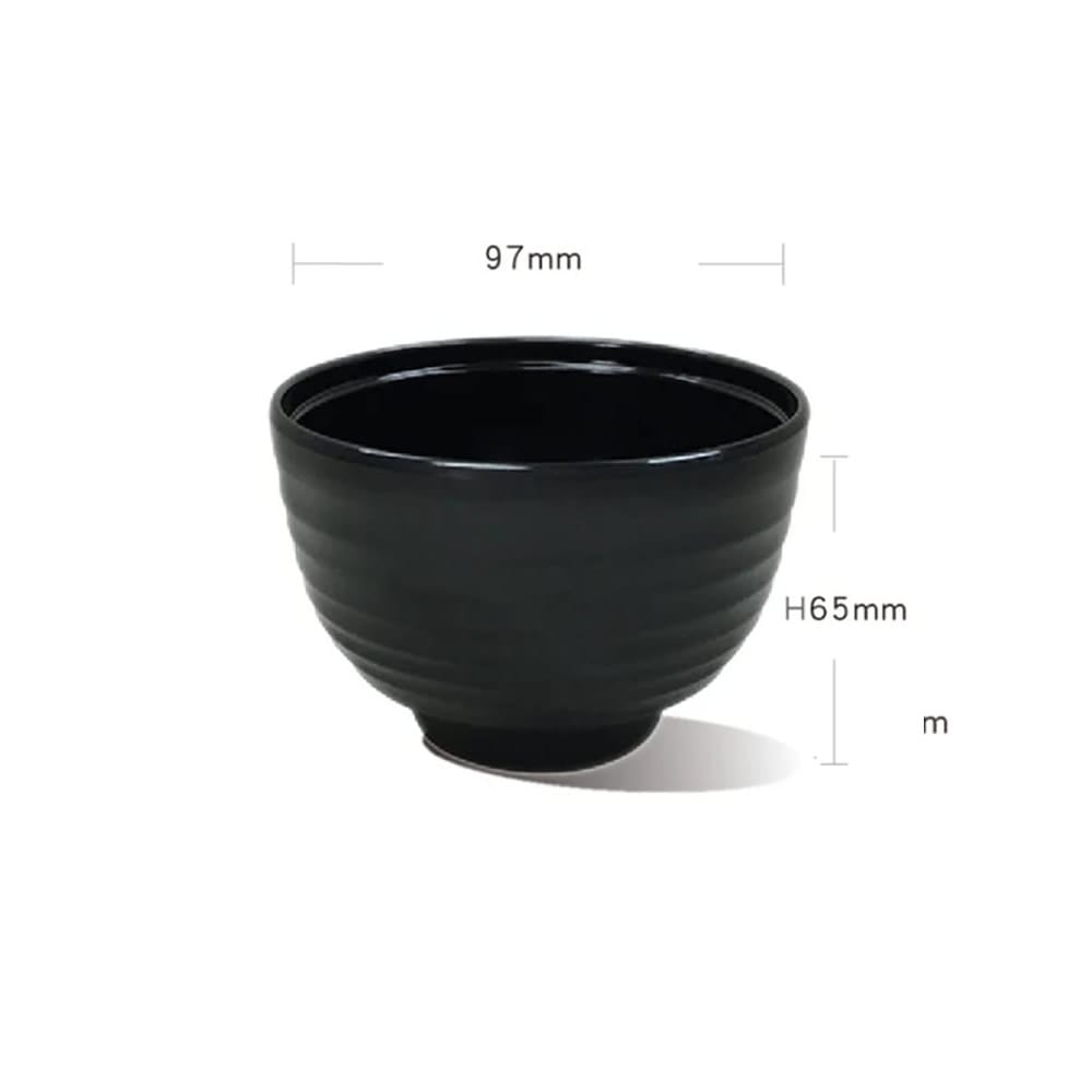 Matte Black Miso Bowl & Lid