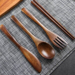 Nanmu Wood Cutlery Set