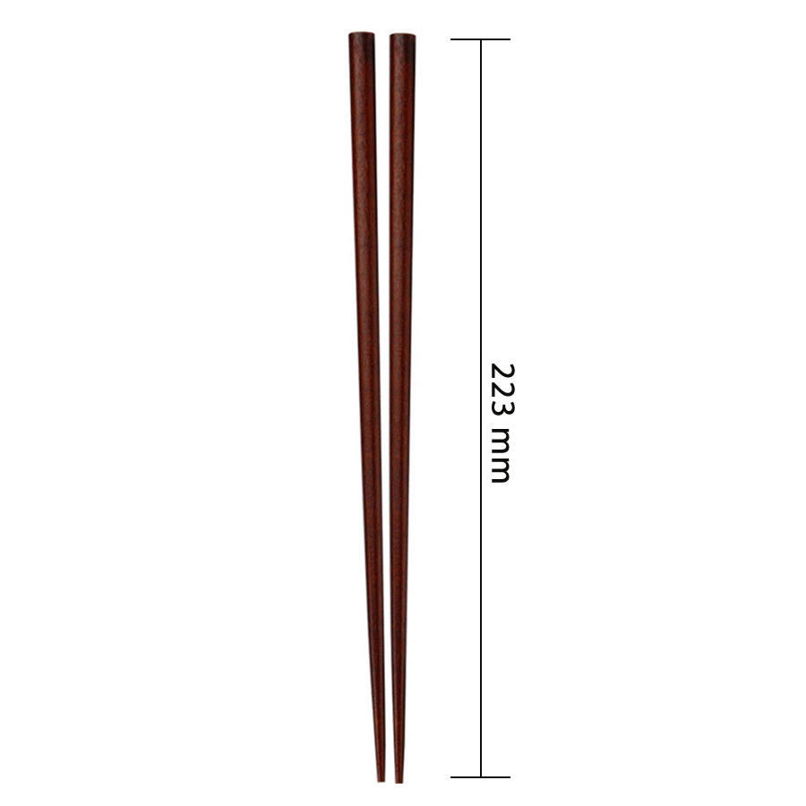 Natural Wood Chopsticks Dimensions