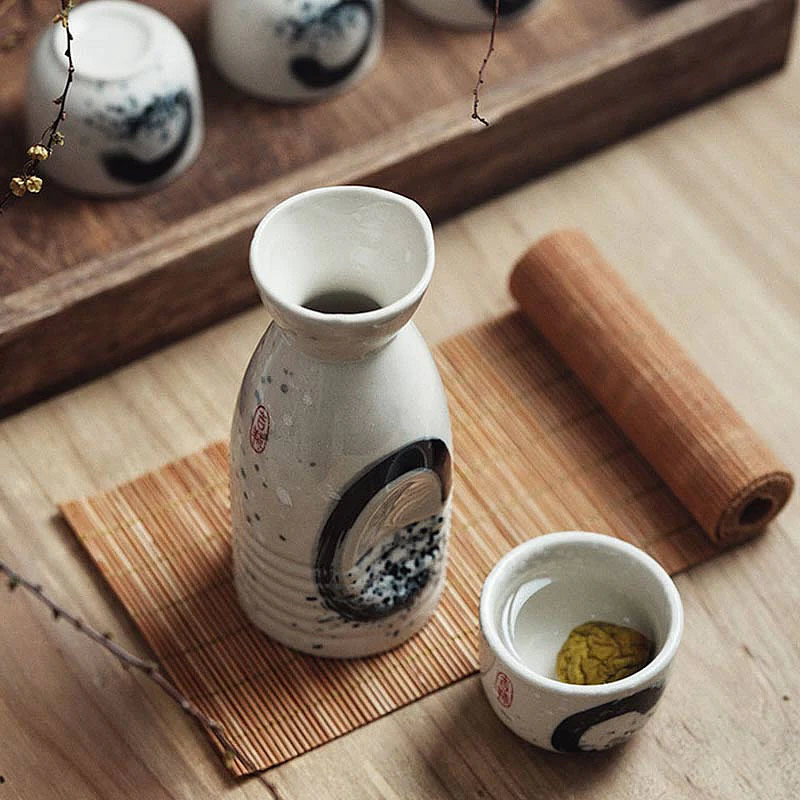 Ceramic Zen Sake Set Example