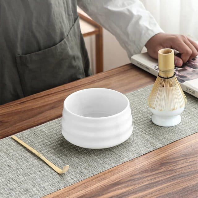 Gloss White Matcha Tea Set Example Gloss White Matcha Tea Set Example