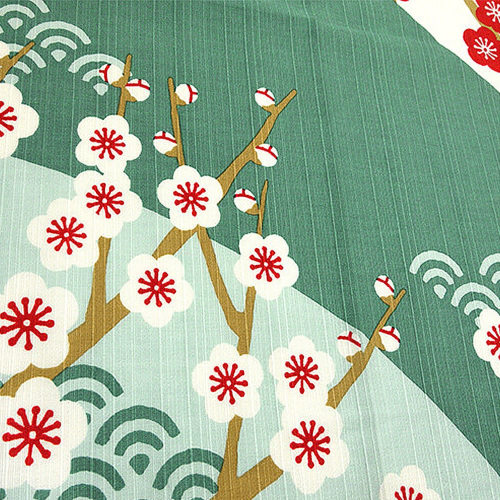 Japanese Obu Umemi Fuji Furoshiki Detailed Japanese Obu Umemi Fuji Furoshiki Detailed