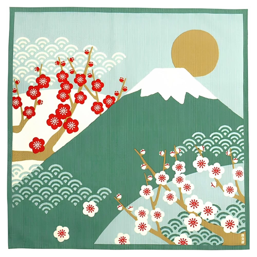 Japanese Obu Umemi Fuji Furoshiki Japanese Obu Umemi Fuji Furoshiki