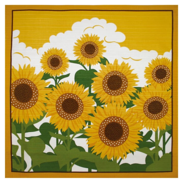 Japanese Sunflower Furoshiki Japanese Sunflower Furoshiki
