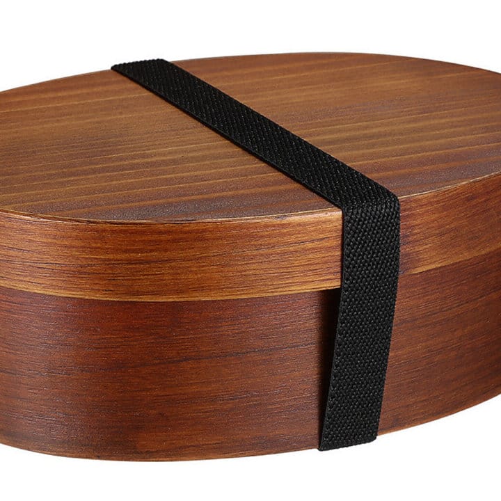Willow Wood Oval Bento Box 1