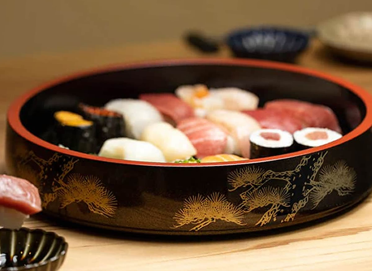 Sushi Oke Serving Tray