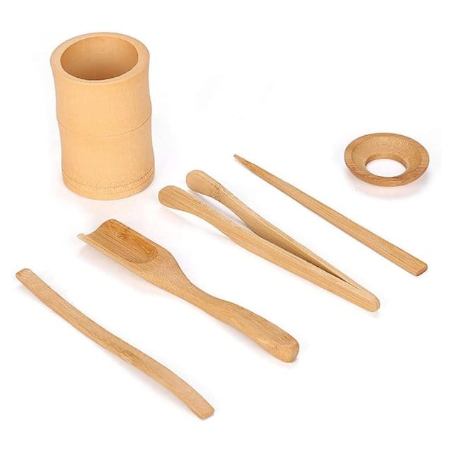 Bamboo Tea Utensils Set