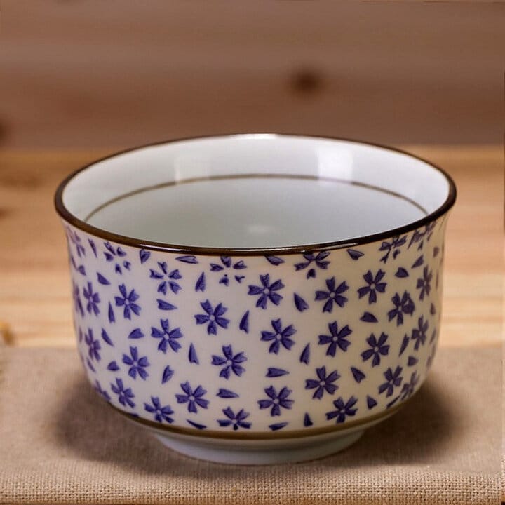 Mela Blue Flower Chawan
