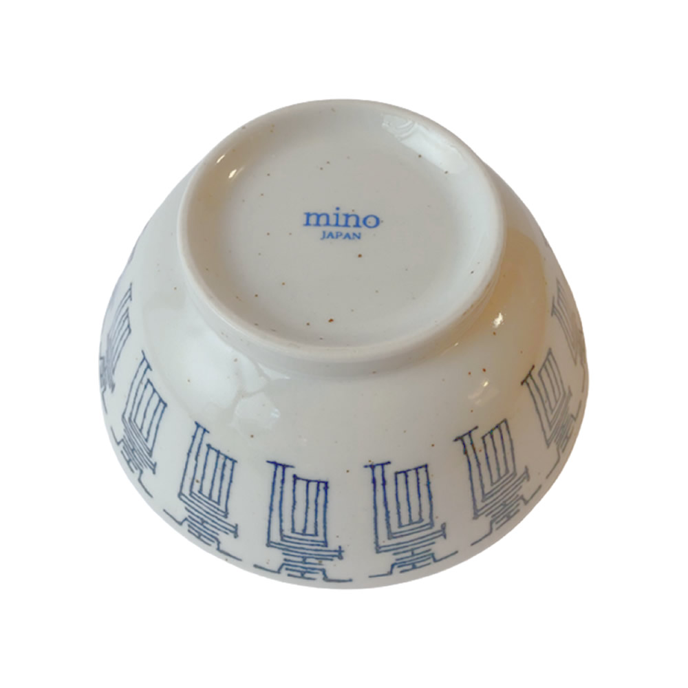 Mino Japan Kotobuki Blue Donburi Bowl