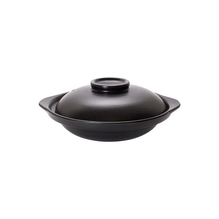 Shallow Clay Casserole Pot Shallow Clay Casserole Pot