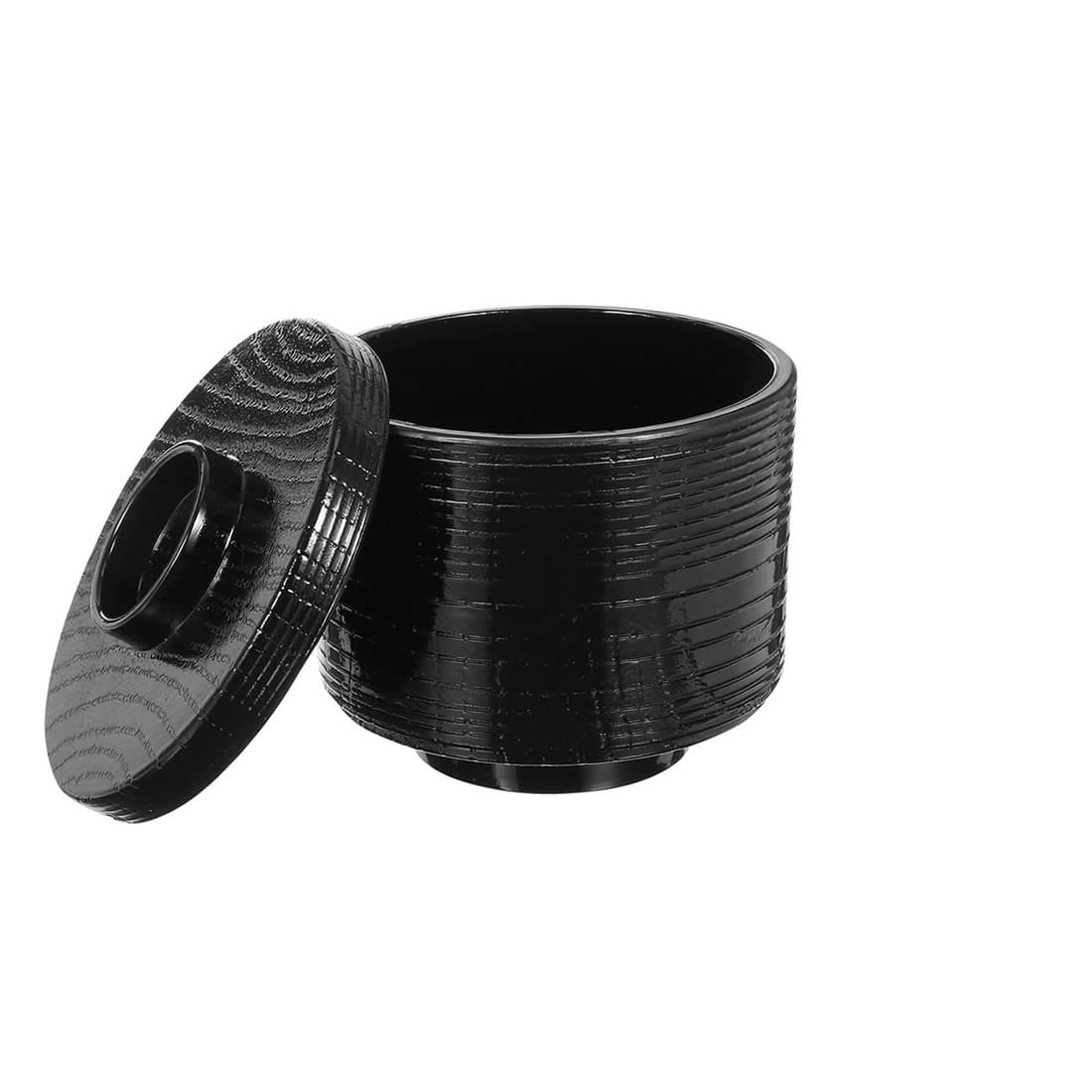 Traditional Black Soba Choko Cup & Lids Traditional Black Soba Choko Cup & Lids