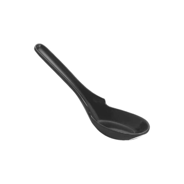 Black Melamine Spoon & Notch Rest