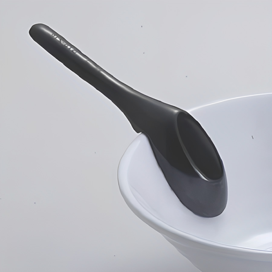 Black Soup Noodle Spoon Example