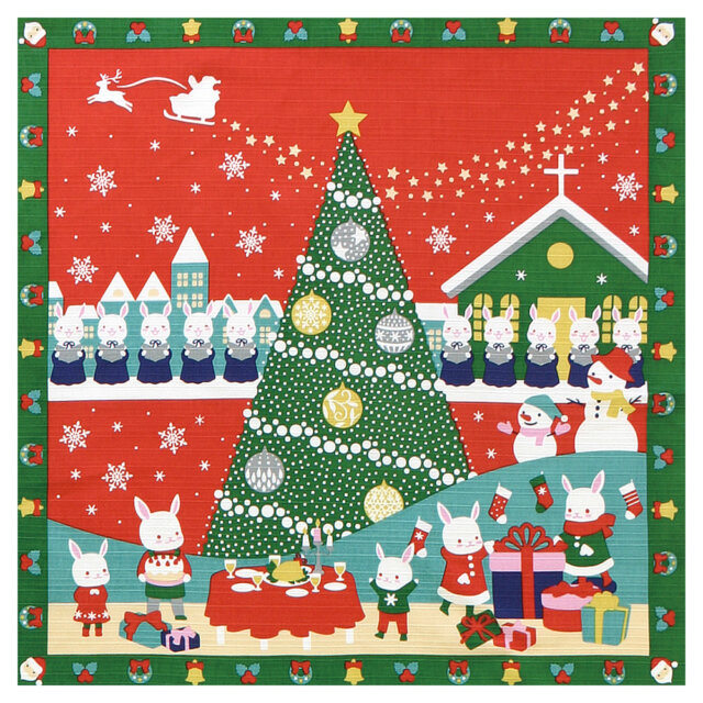 Maeda Senko Christmas Eve Furoshiki Cloth