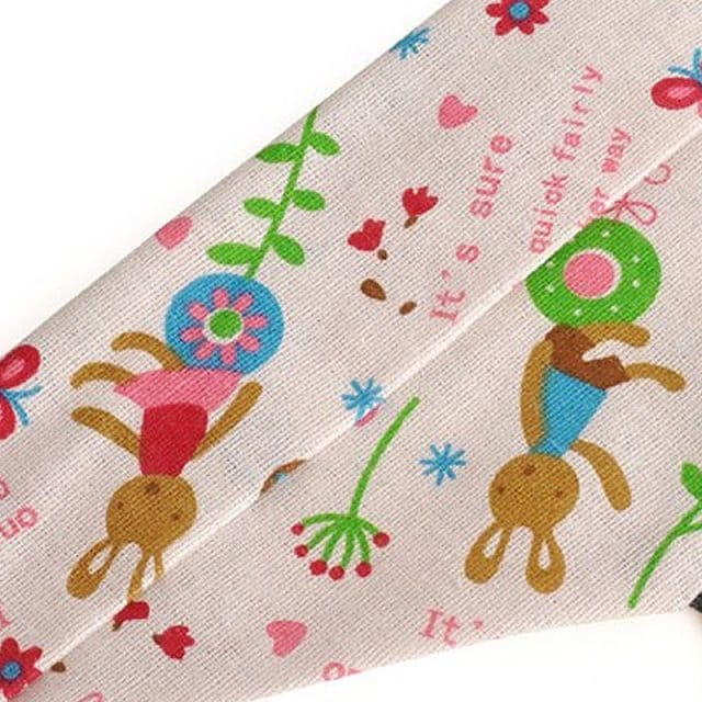 Flower Bunny Cutlery Bag Detail