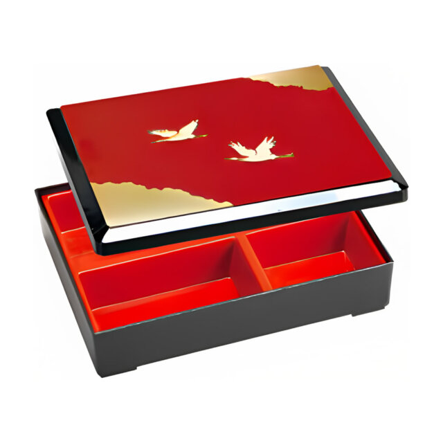 Golden Cranes Bento Box