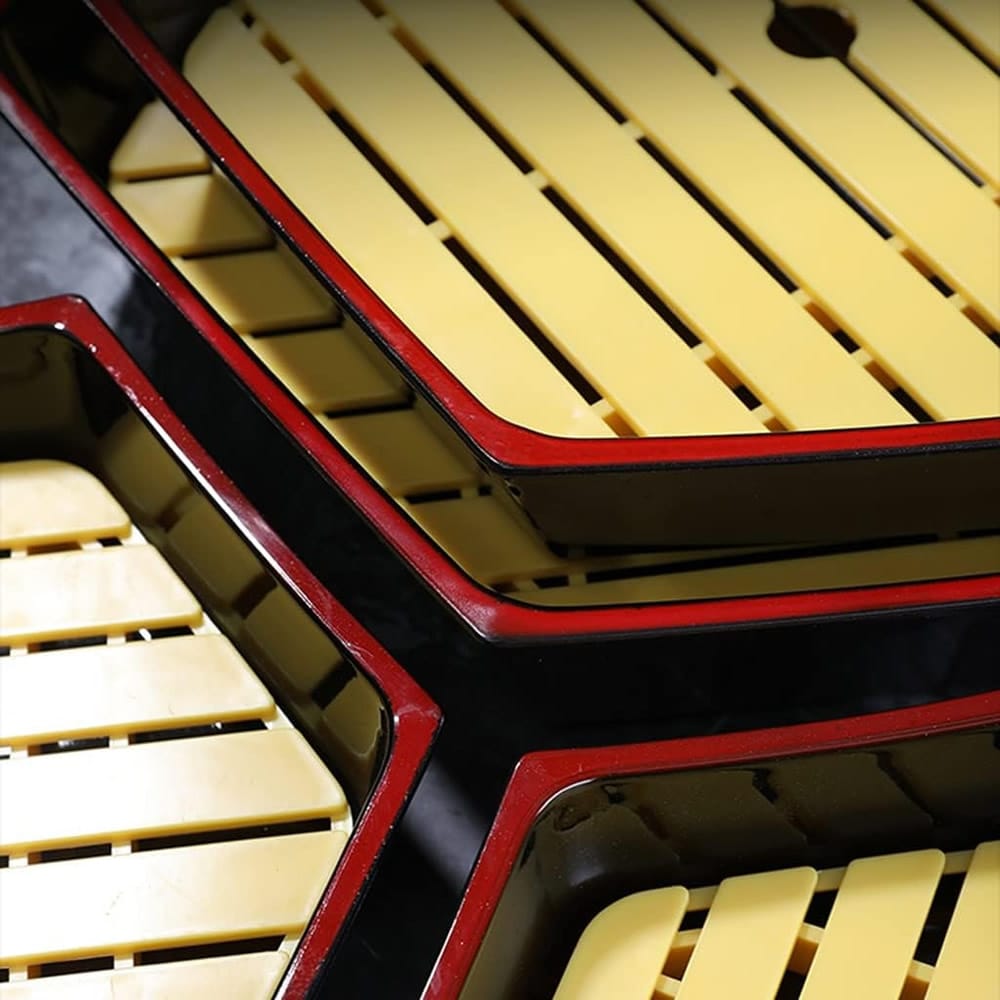 Hexagonal Sushi Display Trays