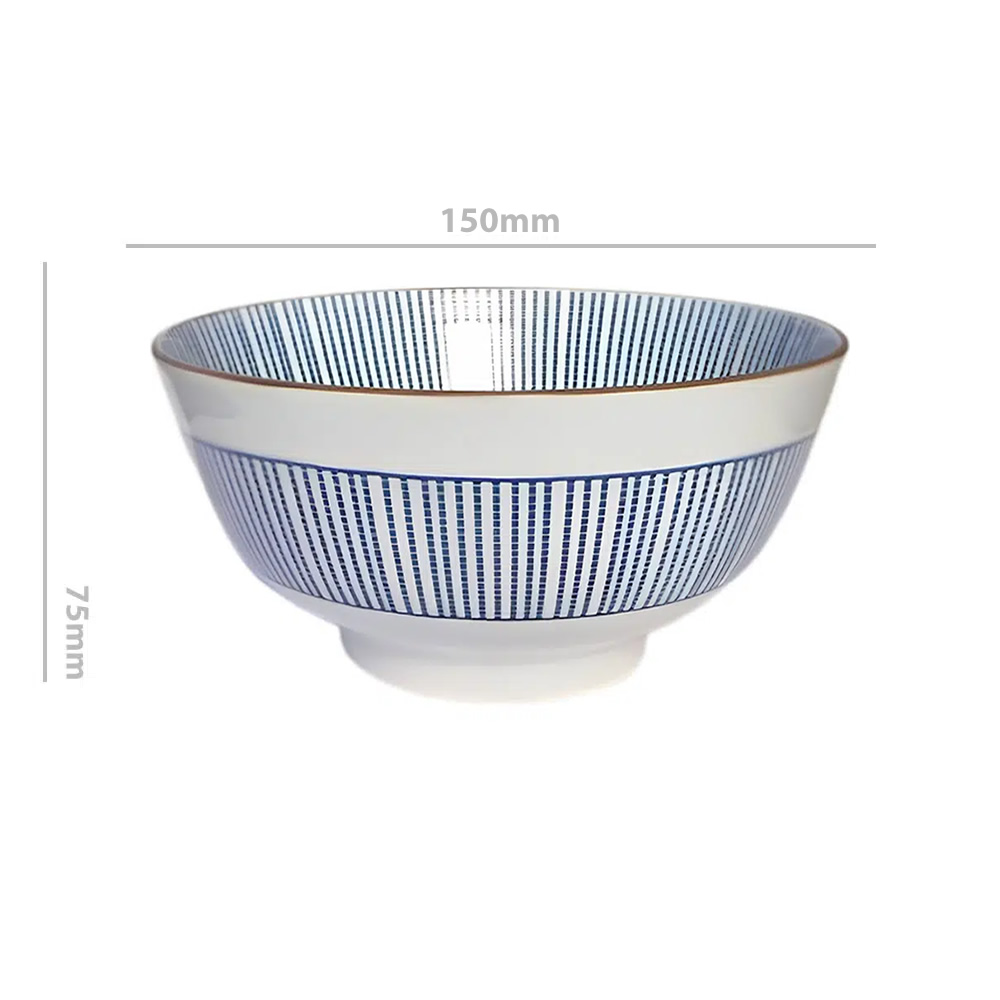 Hōshajō Ceramic Donburi Bowl Dimensions