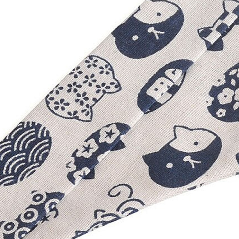 Japanese Kitten Cutlery Bag Detail