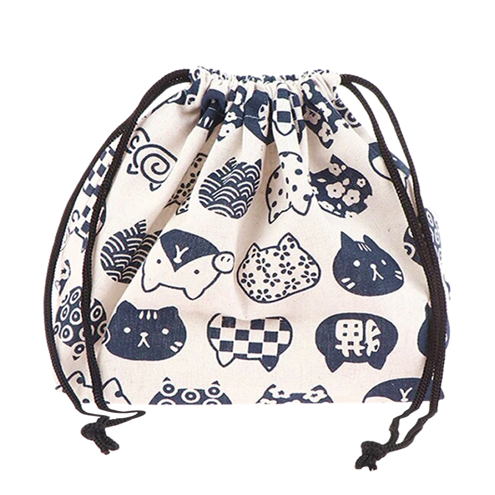 Japanese Kitty Lunch Box Bag