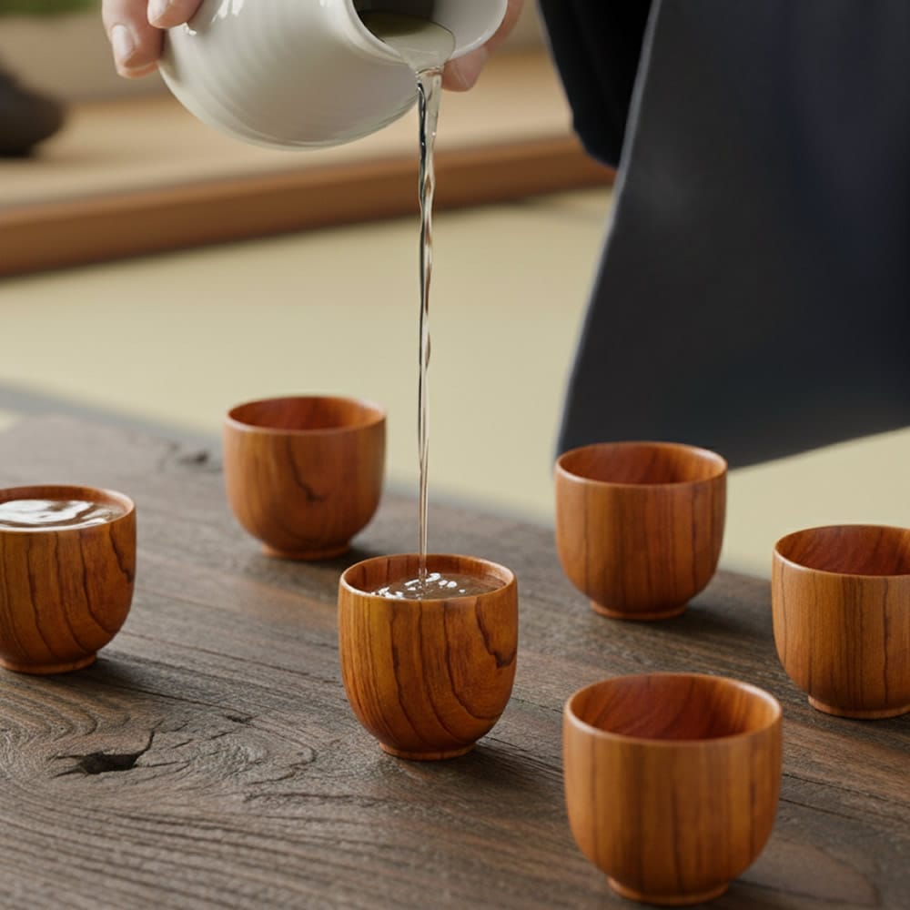 Jujube Mokusei Sake Cup