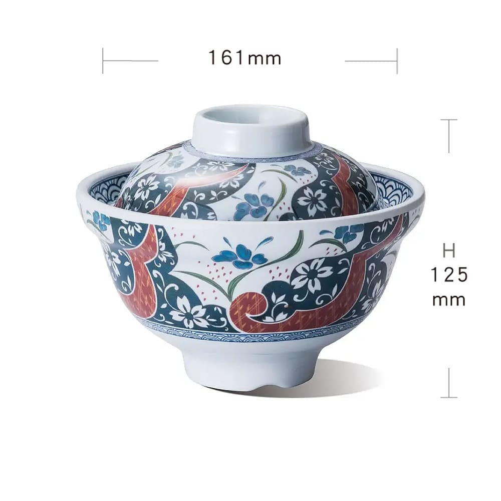 Kimono Donburi Bowl & Lid Dimensions