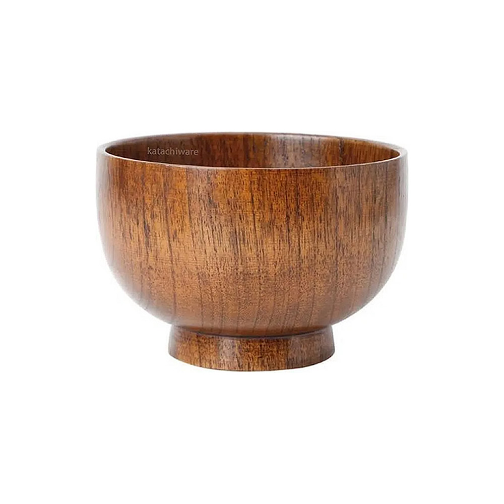 Natural Wood Miso Bowl