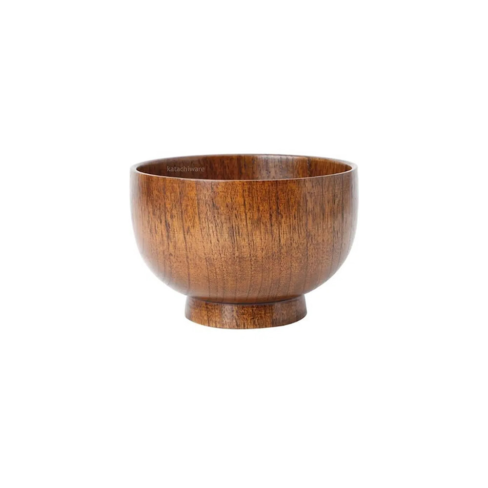 Natural Wood Miso Bowl