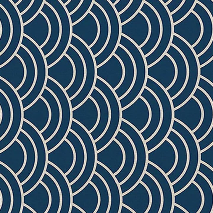 Japanese Geometric Wave Pattern Placemat