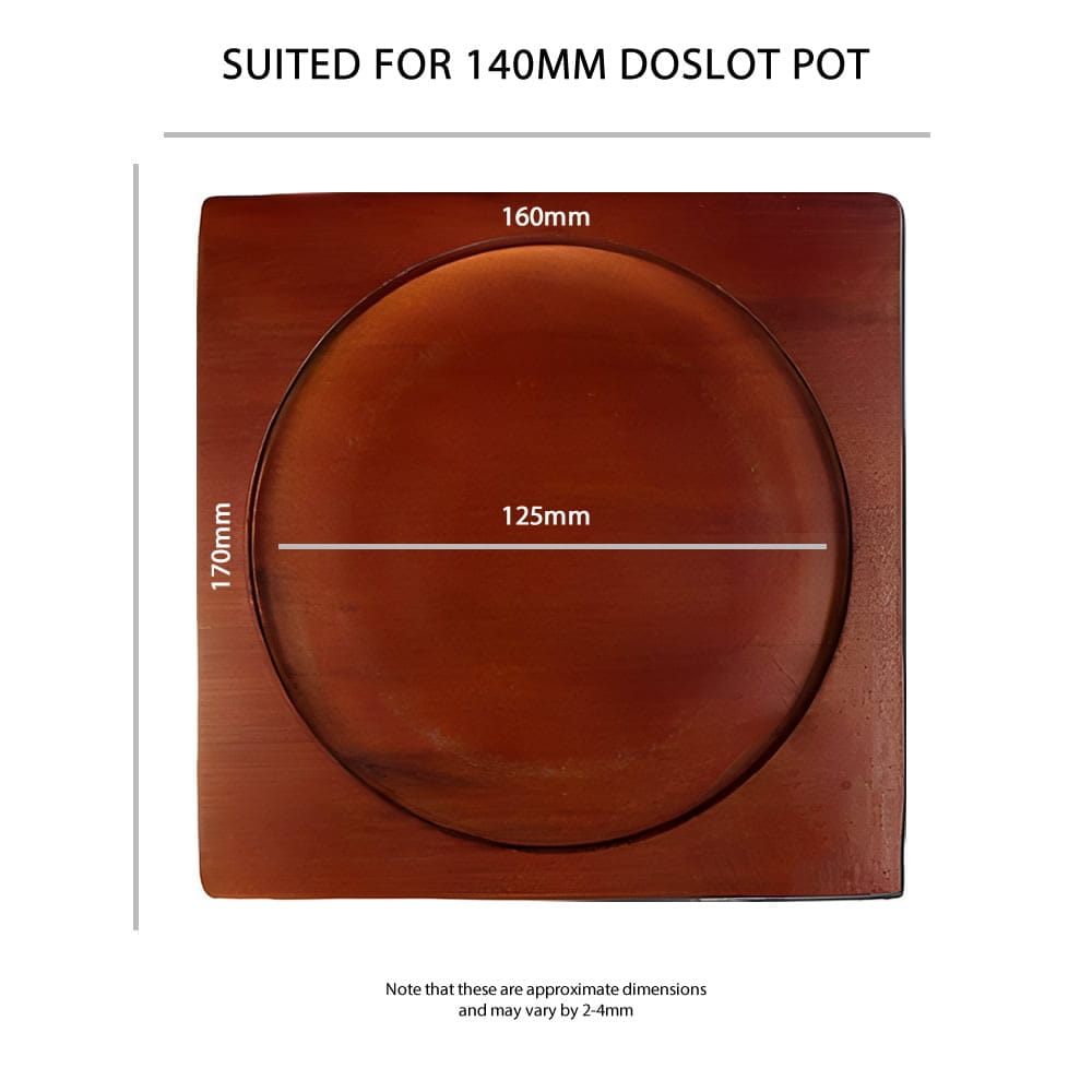 140Mm Lacquered Wood Dolsot Trivet Dimensions