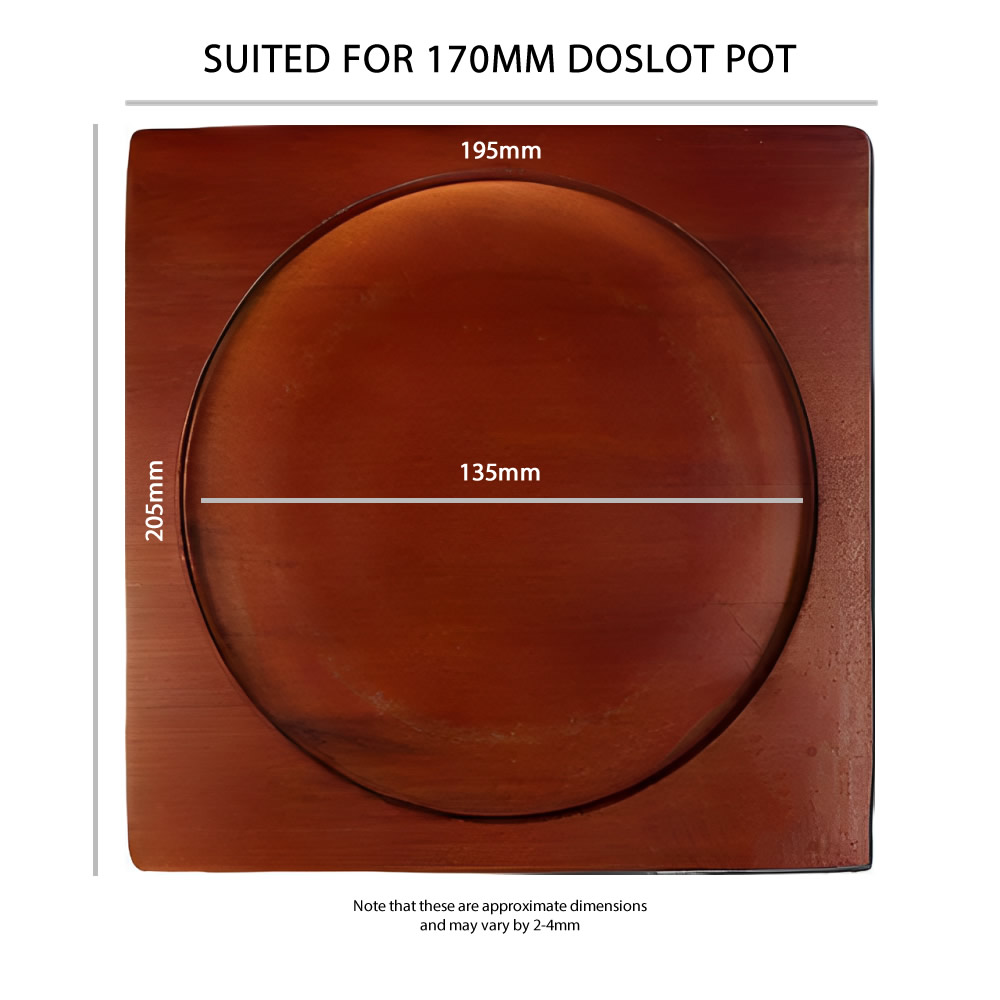 170Mm Lacquered Wood Dolsot Trivet Dimensions