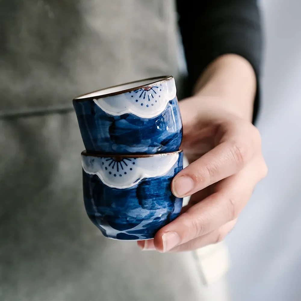 Blossom Sake Set Cups