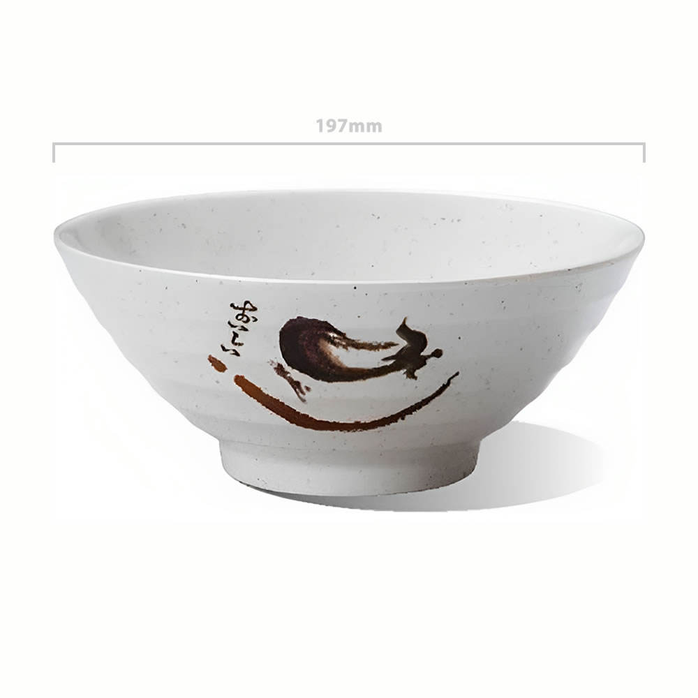 Nasu Ramen Noodle Bowl Dimensions