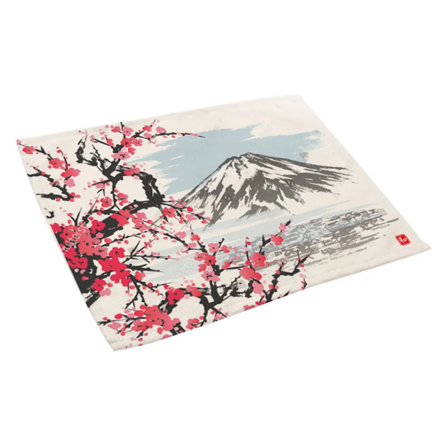 Mount Fuji &Amp; Cherry Blossom Placemat