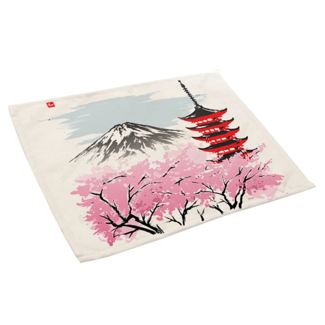 Mt Fuji in Spring Cloth Placemat
