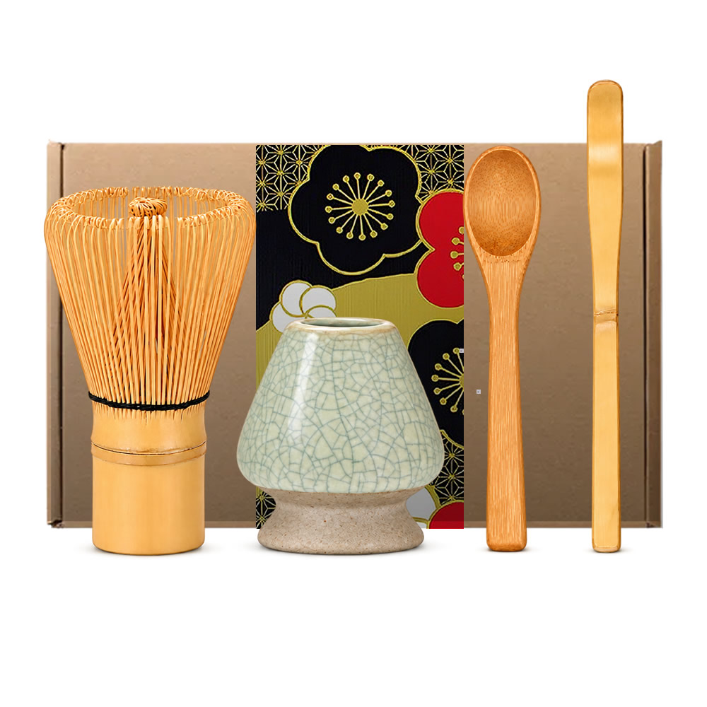 Kintsugi Matcha Whisk & Stand Set