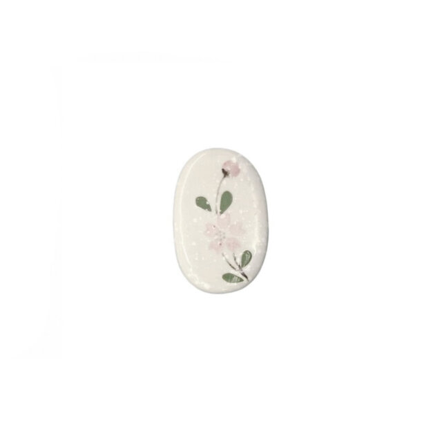 Pink Sakura & Snowflake Chopstick Rest