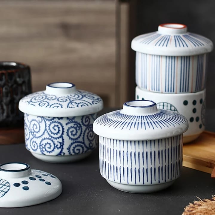 Chawanmushi Bowl &Amp; Lid Sets