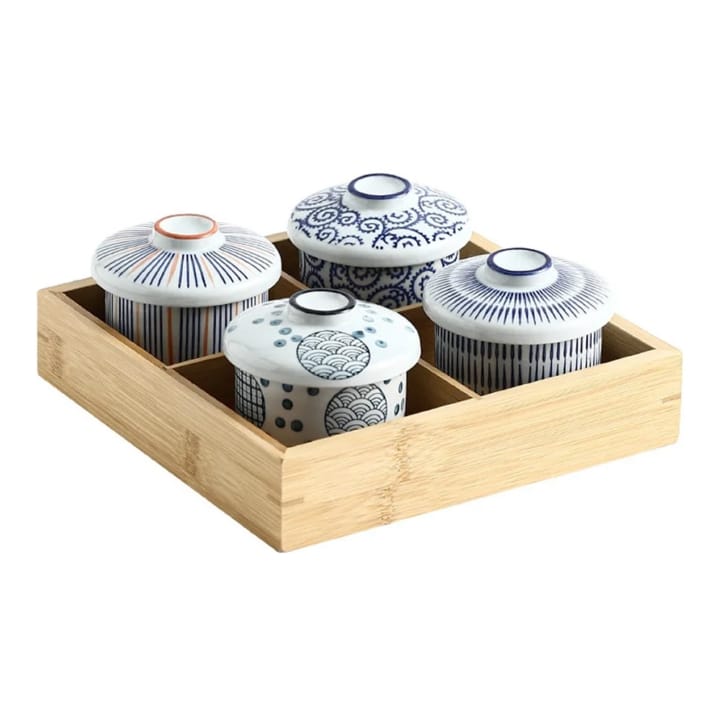 Chawanmushi Bowl Set &Amp; Tray