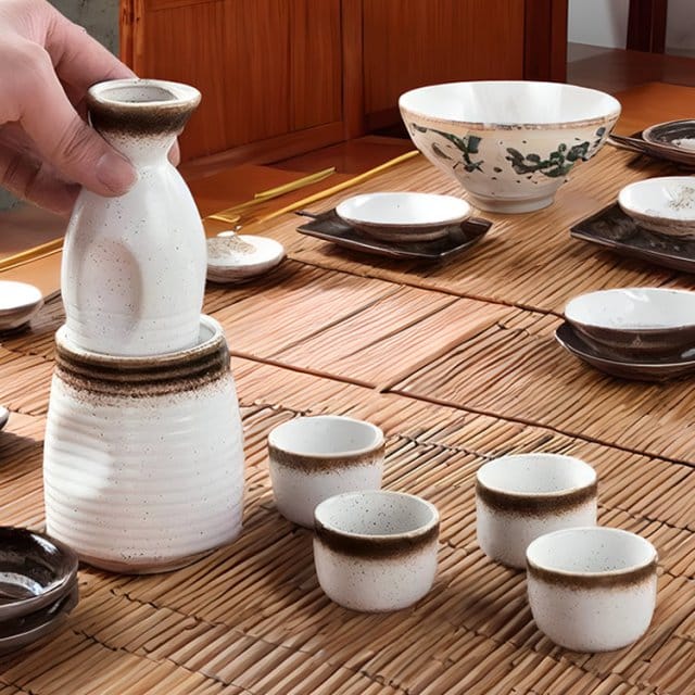 Tsuchiiro Furi Sake Bottle Example