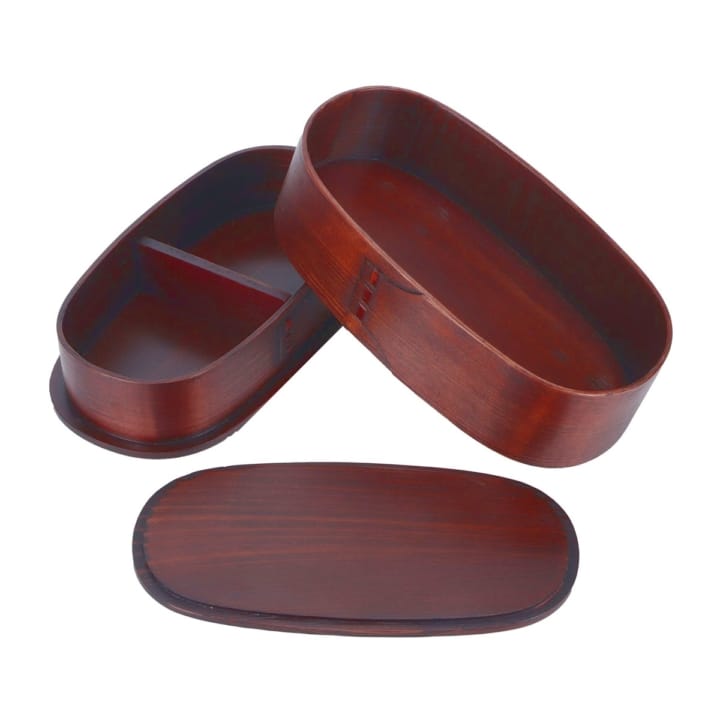 Wooden Bento Box Set Pieces