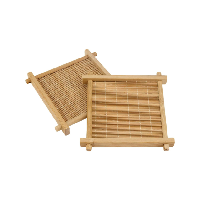 Bamboo Tea Cup Trays