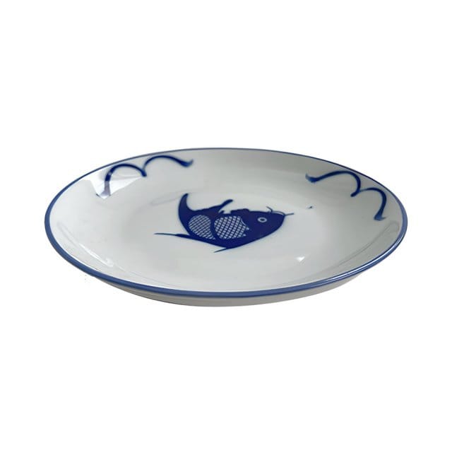 9 inch Blue Koi Carp Plate