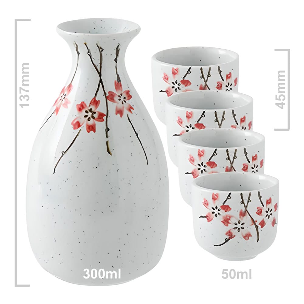 Pink Sakura Sake Setdimensions Pink Sakura Sake Setdimensions
