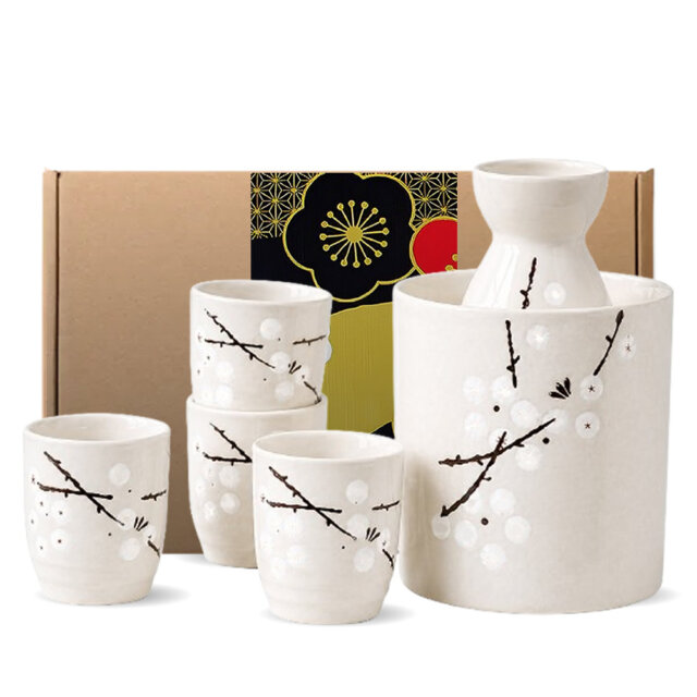 Shiro Blossom Sake Set & Ice Bucket