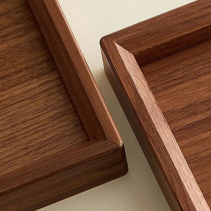 Wooden Kurumi Serving Tray 1